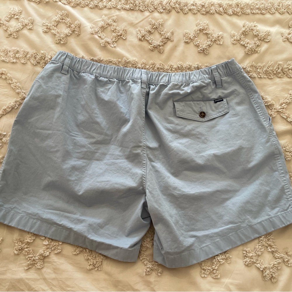 Chubbies Sky Blue Men's Flat Front Shorts - Picture 2 of 3